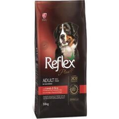 Reflex Plus Kuzu Etli ve Pirinçli İri Irk Yetişkin Köpek Maması 18 Kg