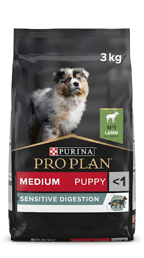 Pro Plan Medium Puppy Kuzulu Hassas Sindirim Yavru Köpek Maması 3 kg