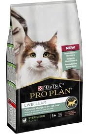 Pro Plan LiveClear Sterilised Somonlu Kısırlaştırılmış Kedi Maması 1,4 kg Pro Plan LiveClear Sterilised Somonlu Kısırlaştırılmış Kedi Maması 1,4 kg